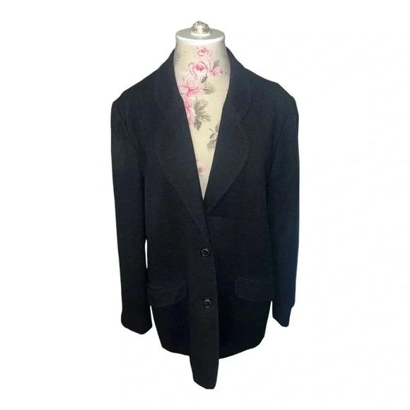 Laura Scott Jackets & Blazers - Laura Scott Women’s 💯 % Wool Black Blazer Size 16